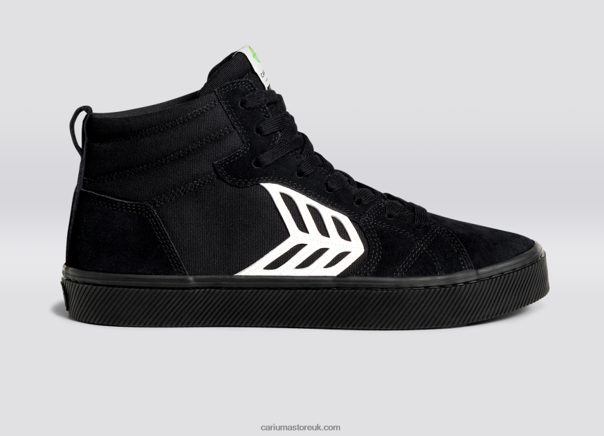 All Black/Ivory Men 0ZLD04143 Cariuma