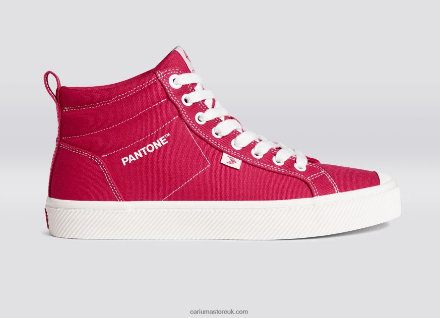 Pantone Viva Magenta/Off-White Canvas Men 0ZLD0463 Cariuma