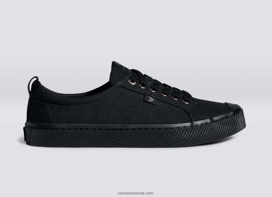 All Black Canvas Men 0ZLD0411 Cariuma