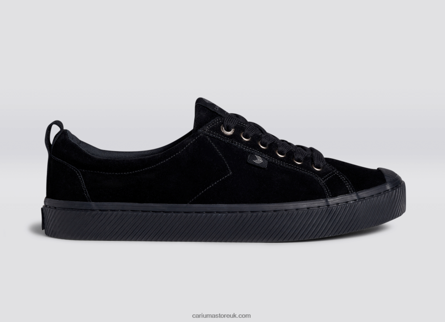 All Black Suede Men 0ZLD0435 Cariuma