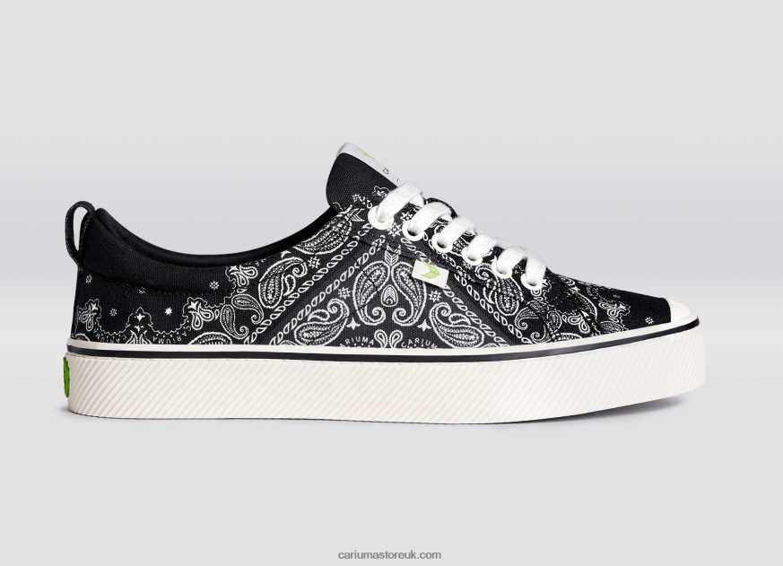 Black Bandana Canvas Men 0ZLD0413 Cariuma