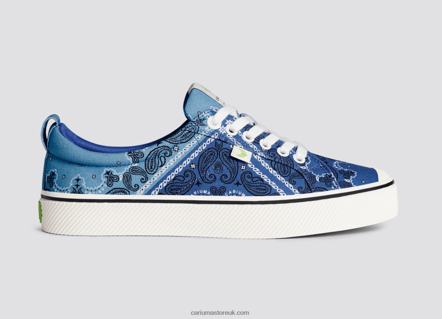 Blue Bandana Canvas Men 0ZLD0415 Cariuma
