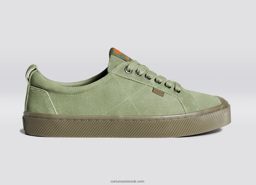 Deus Ex Machina Oil Green Suede Men 0ZLD0427 Cariuma