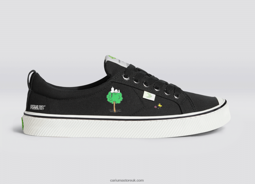 Peanuts Earth Black Canvas Men 0ZLD0481 Cariuma