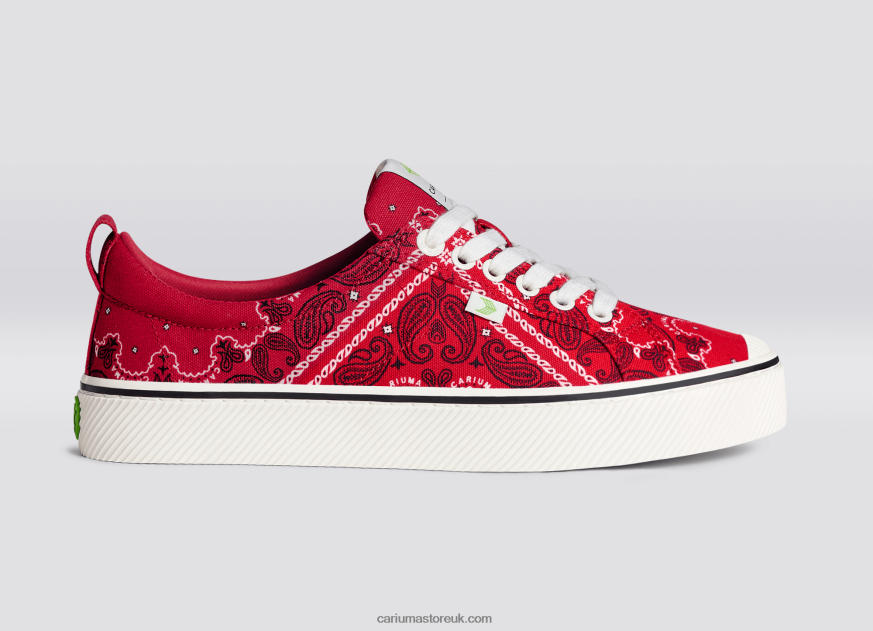 Red Bandana Canvas Men 0ZLD0414 Cariuma