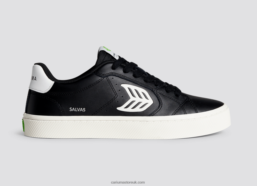 Black LWG Leather/Off-White Men 0ZLD0498 Cariuma