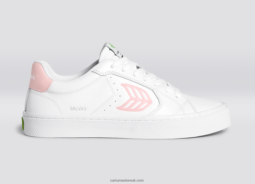White LWG Leather/Rose Men 0ZLD04103 Cariuma