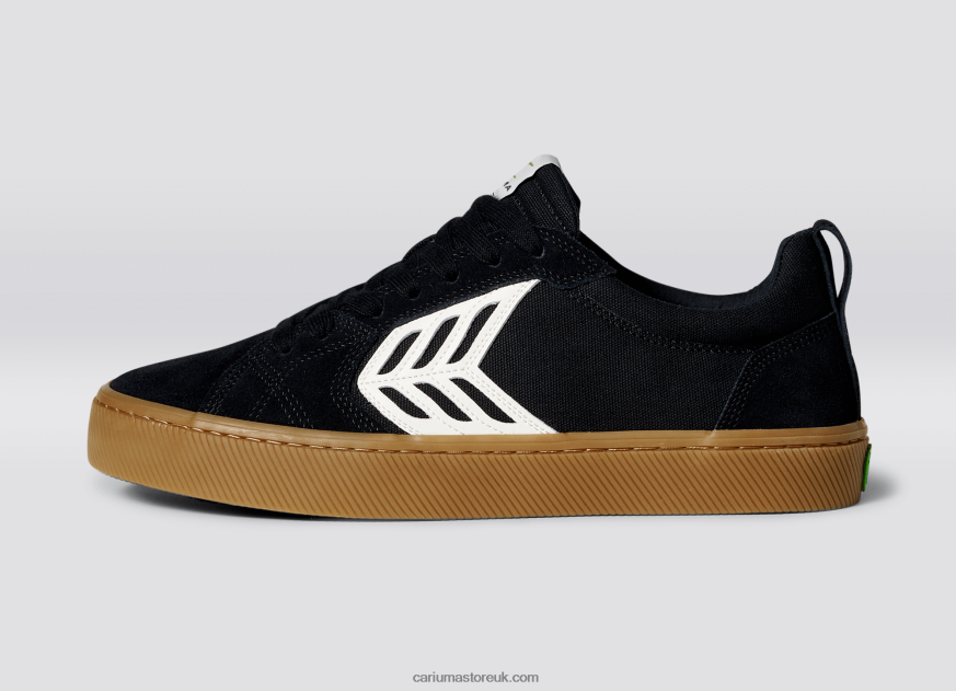 Left foot(Single Shoe)-All Black Gum/Ivory Men 0ZLD04153 Cariuma