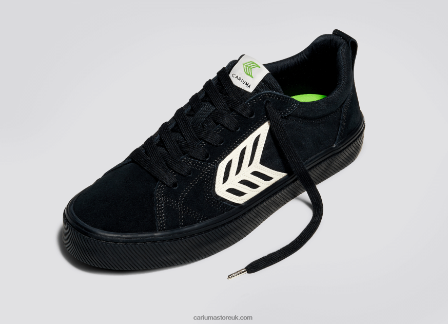 Left foot(Single Shoe)-All Black/Ivory Men 0ZLD04150 Cariuma