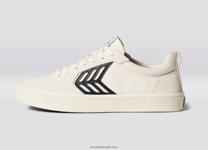Left foot(Single Shoe)-Off-White Vintage/Black Men 0ZLD04155 Cariuma
