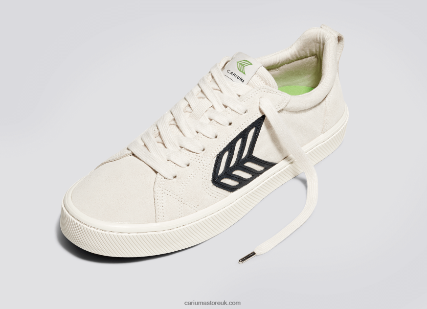 Left foot(Single Shoe)-Off-White Vintage/Black Men 0ZLD04155 Cariuma