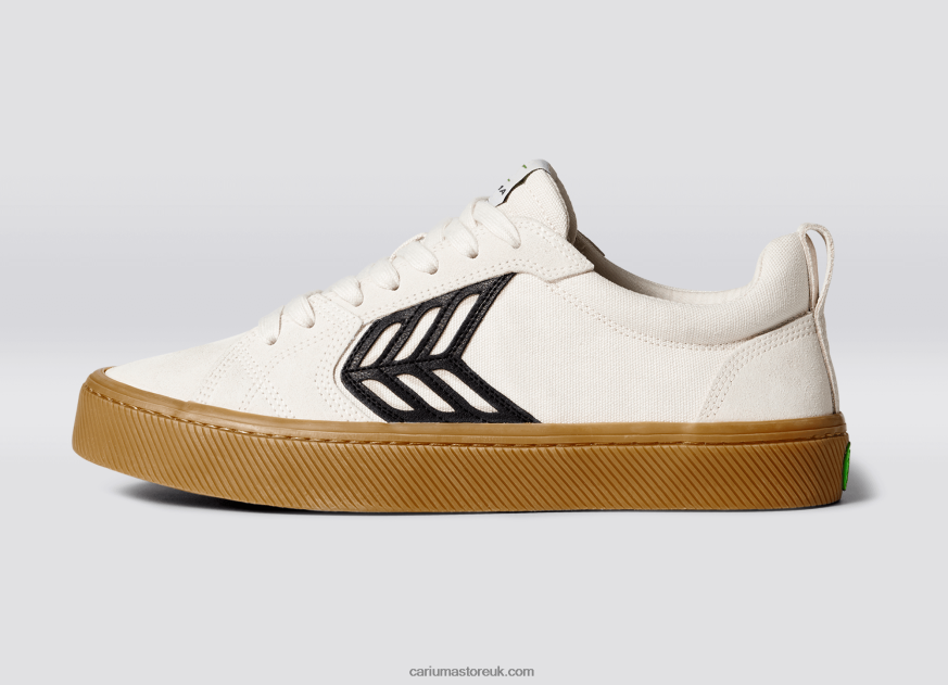 Left foot(Single Shoe)-Off-White Vintage Gum/Black Men 0ZLD04152 Cariuma