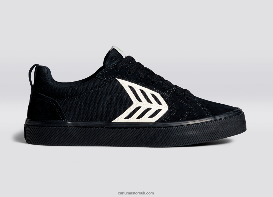 Right foot(Single Shoe)-All Black/Ivory Men 0ZLD04158 Cariuma