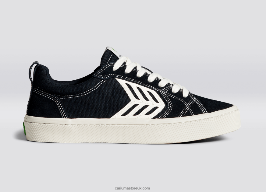 Right foot(Single Shoe)-Black Contrast/Ivory Men 0ZLD04156 Cariuma