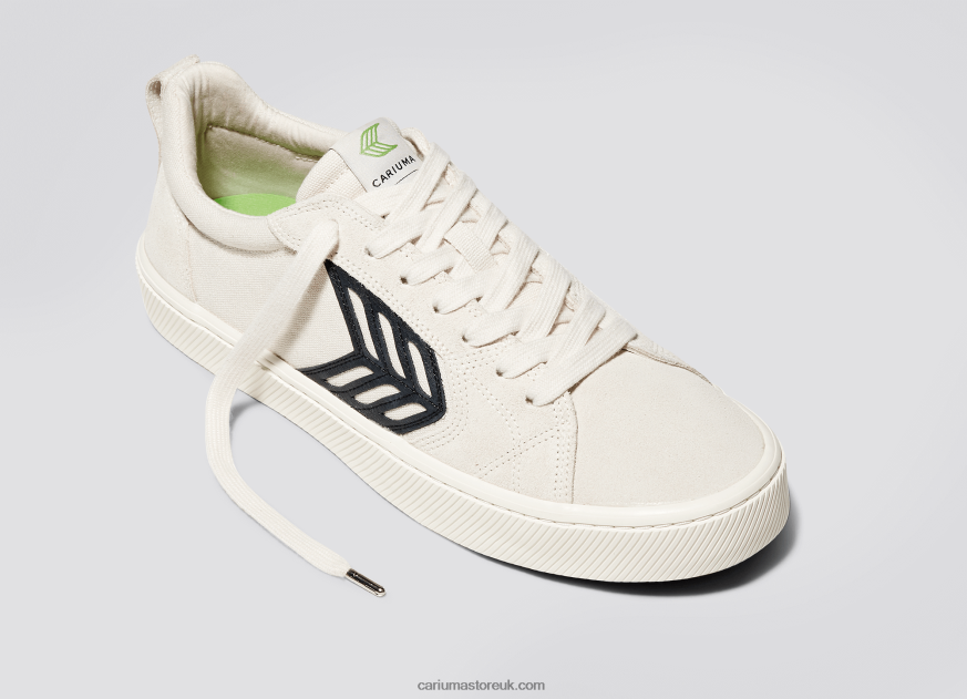 Right foot(Single Shoe)-Off-White Vintage/Black Men 0ZLD04160 Cariuma