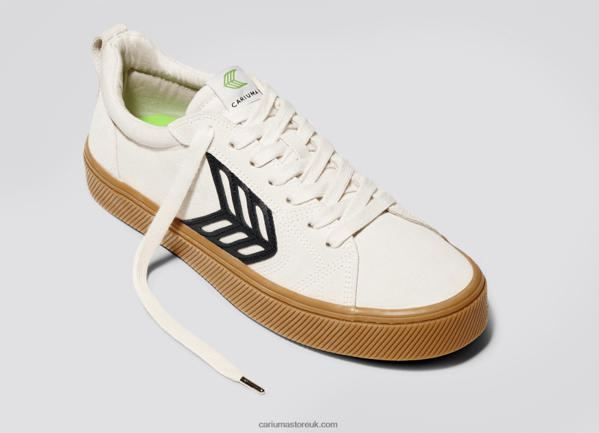 Right foot(Single Shoe)-Off-White Vintage Gum/Black Men 0ZLD04161 Cariuma