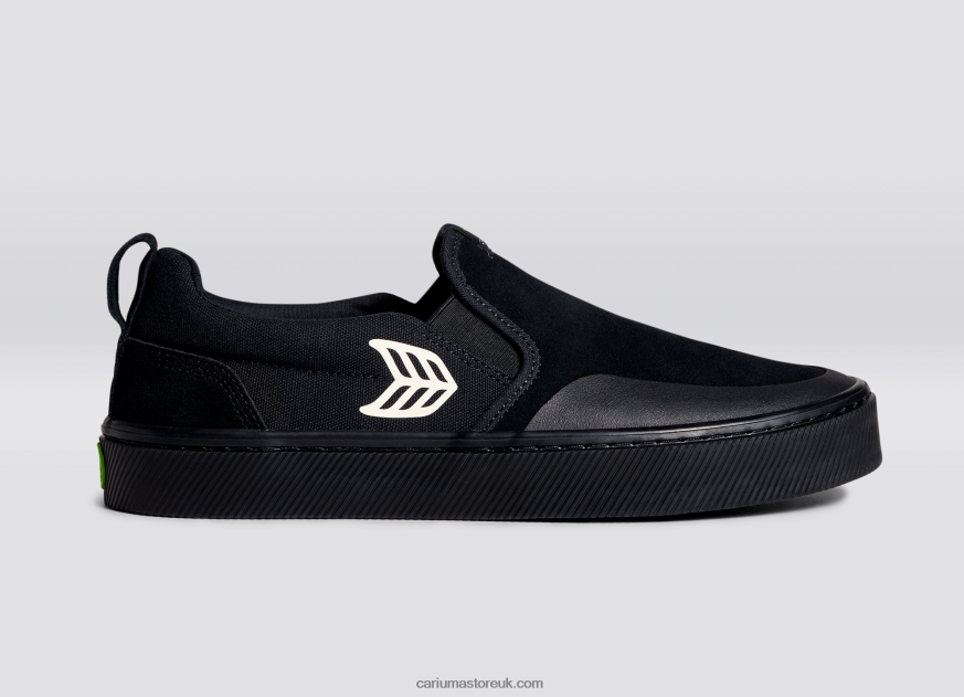 All Black/Ivory Men 0ZLD04112 Cariuma