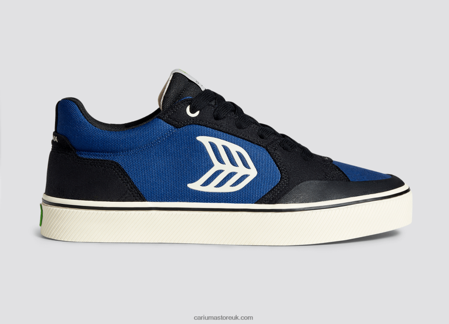 Black & Blue/Ivory Men 0ZLD04125 Cariuma