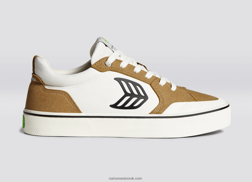 Camel & Off-White Vintage/Black Men 0ZLD04121 Cariuma