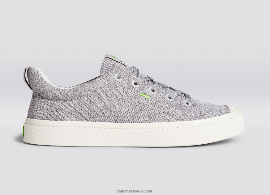 Stone Light Grey Knit Women 0ZLD04394 Cariuma