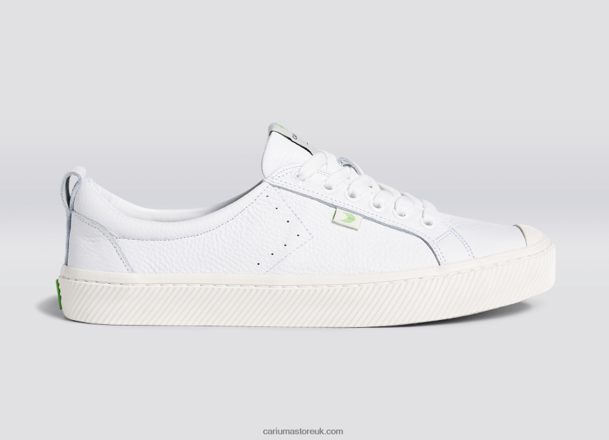 Triple White Premium Leather Women 0ZLD04226 Cariuma